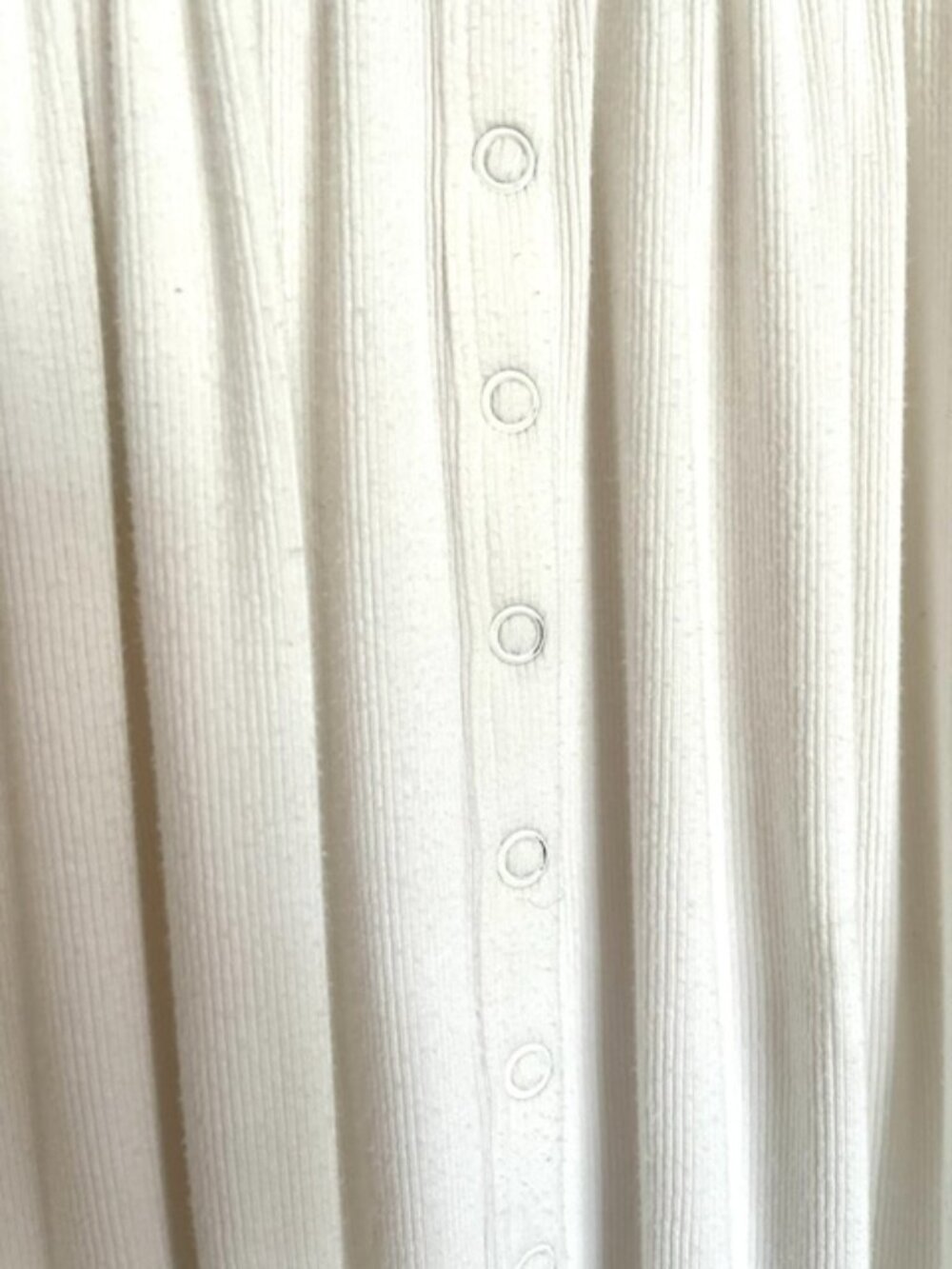 Hatch The Softest Rib Maternity and Nursing Dress in Ivory | Size XS - Picture 8 of 9